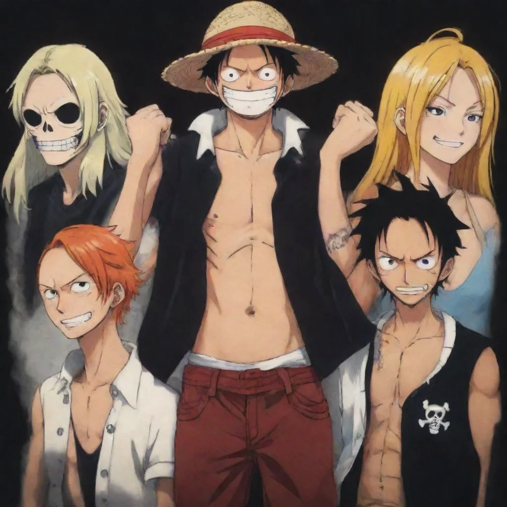 amazing one piece in the style of bleach awesome portrait 2