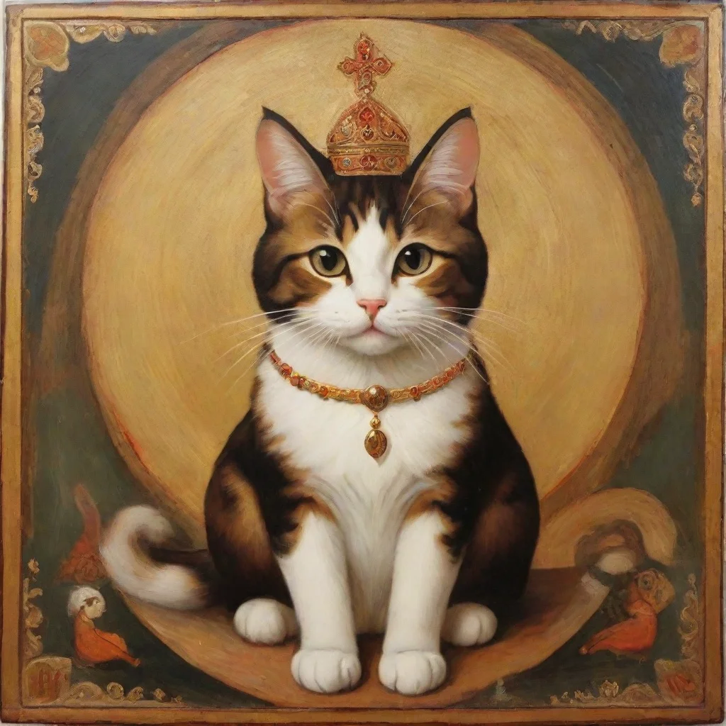 aiamazing orthodox icon of cat awesome portrait 2
