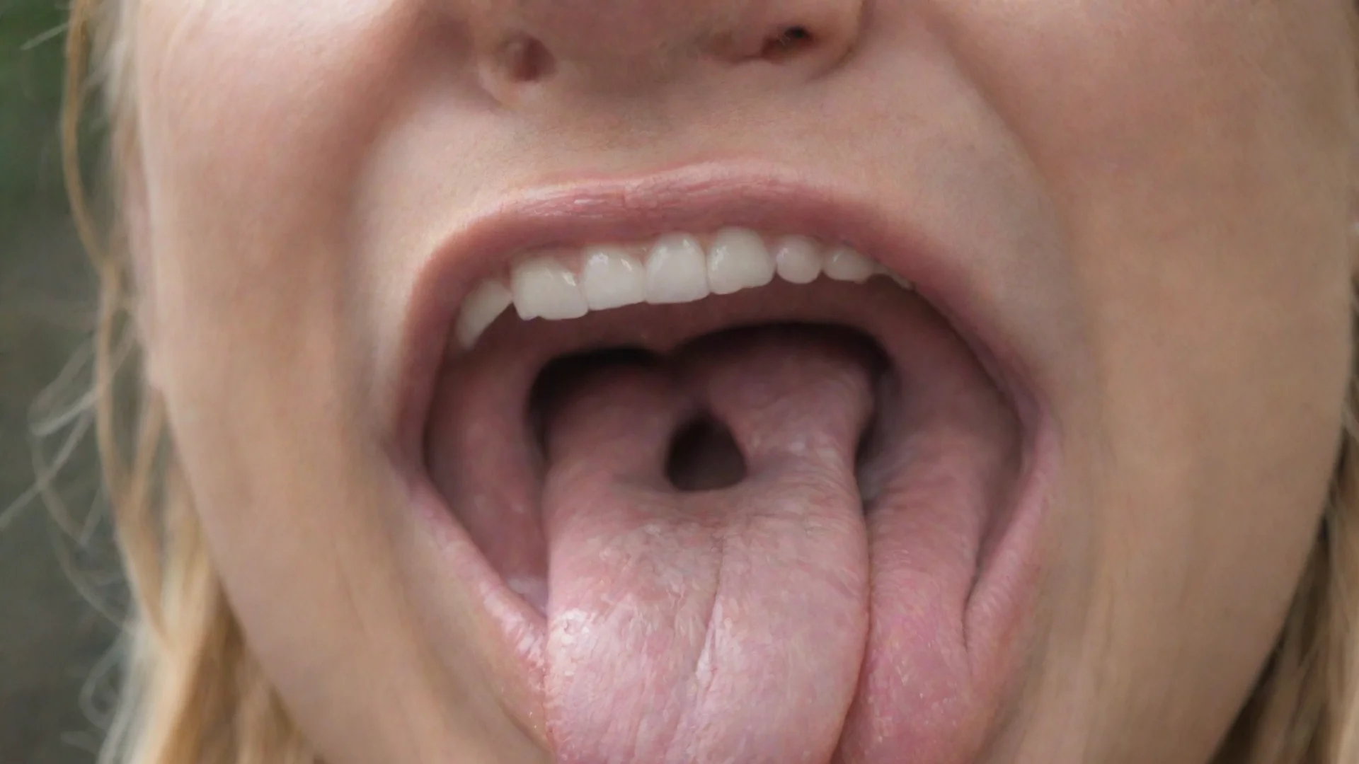aiamazing overly long tongue awesome portrait 2 wide