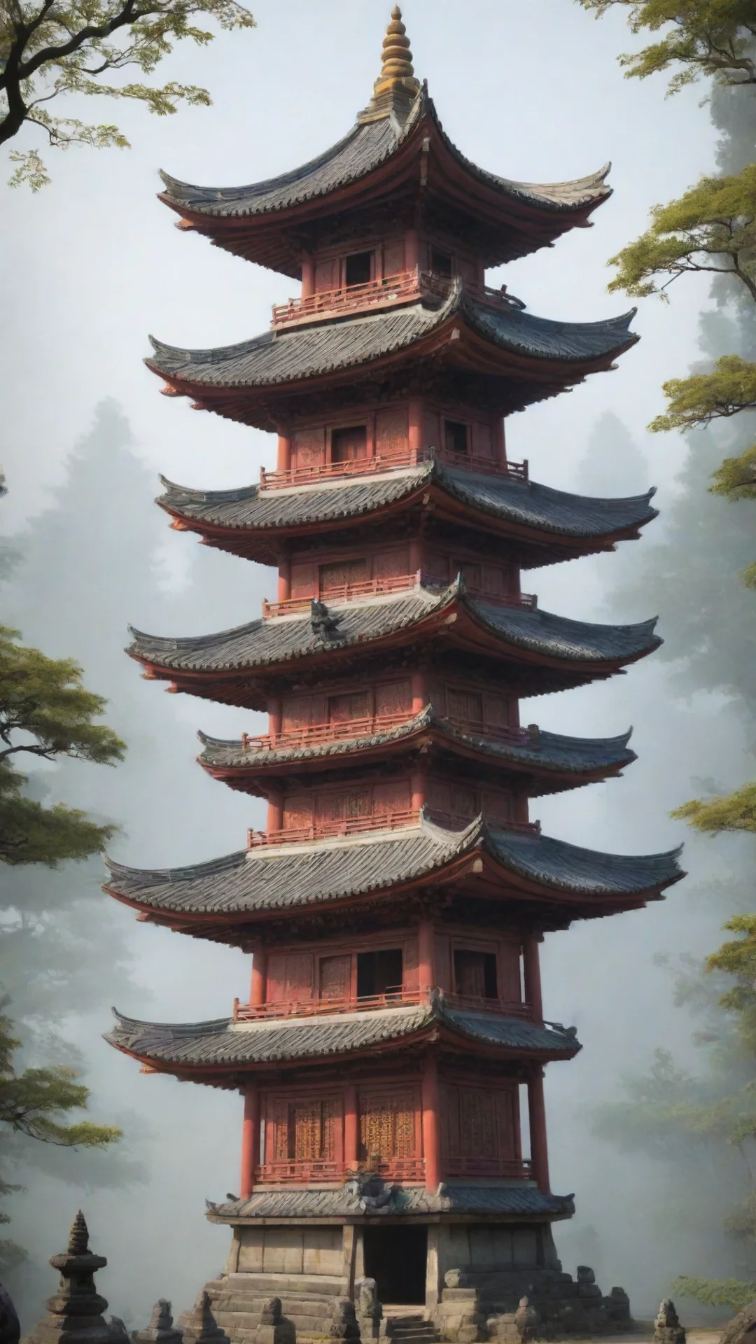 amazing pagoda creatures aspect 169 awesome portrait 2 tall