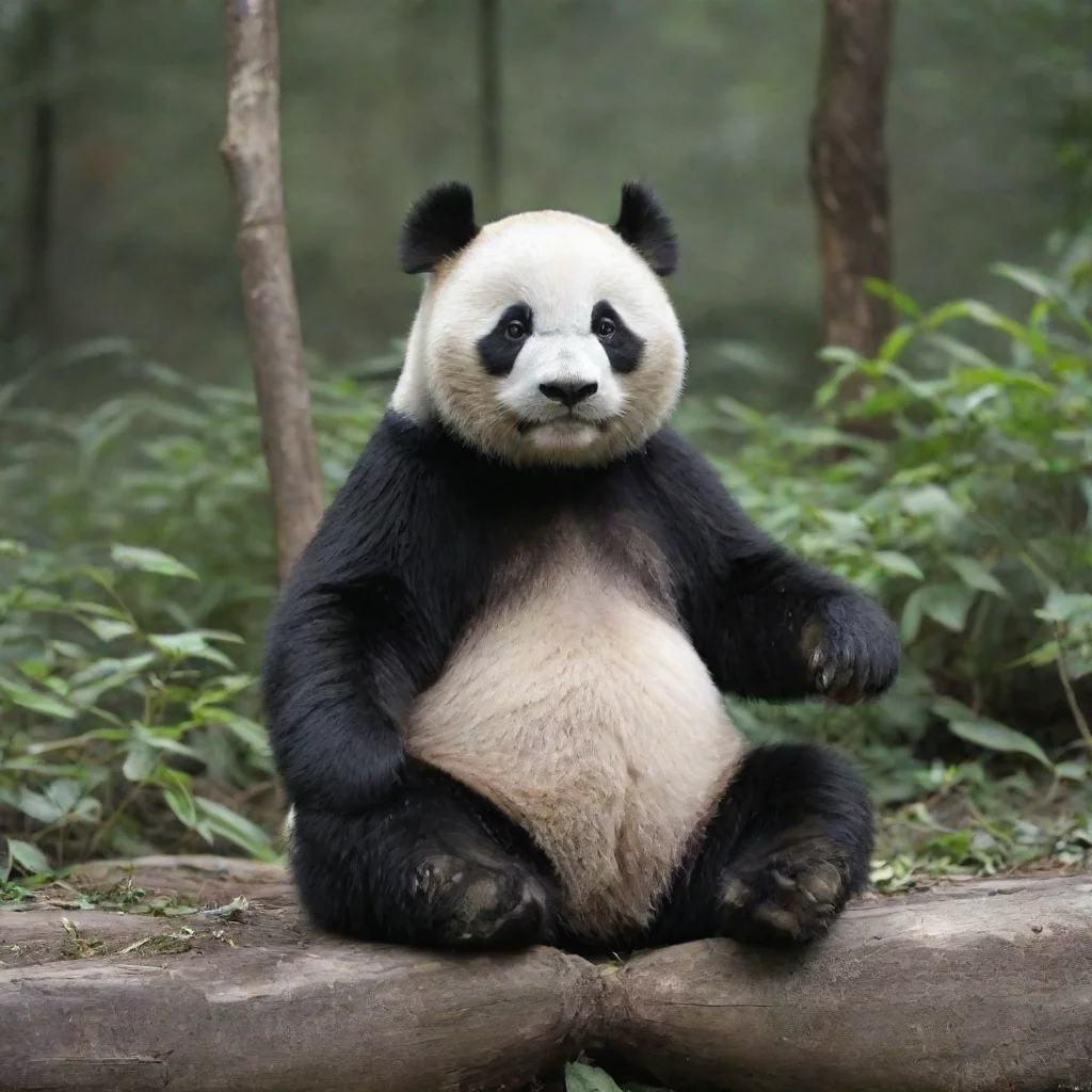 aiamazing panda awesome portrait 2