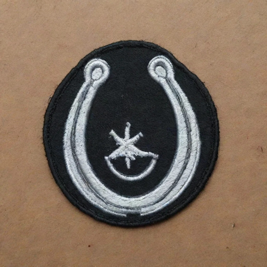 aiamazing patch with horseshoe on it  awesome portrait 2