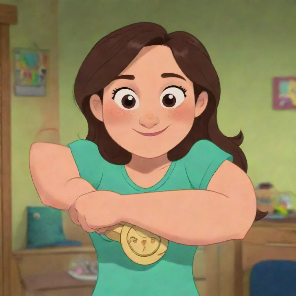 aiamazing pbs kids%3A molly of denali%3A molly%E2%80%99s mom biceps flex awesome portrait 2