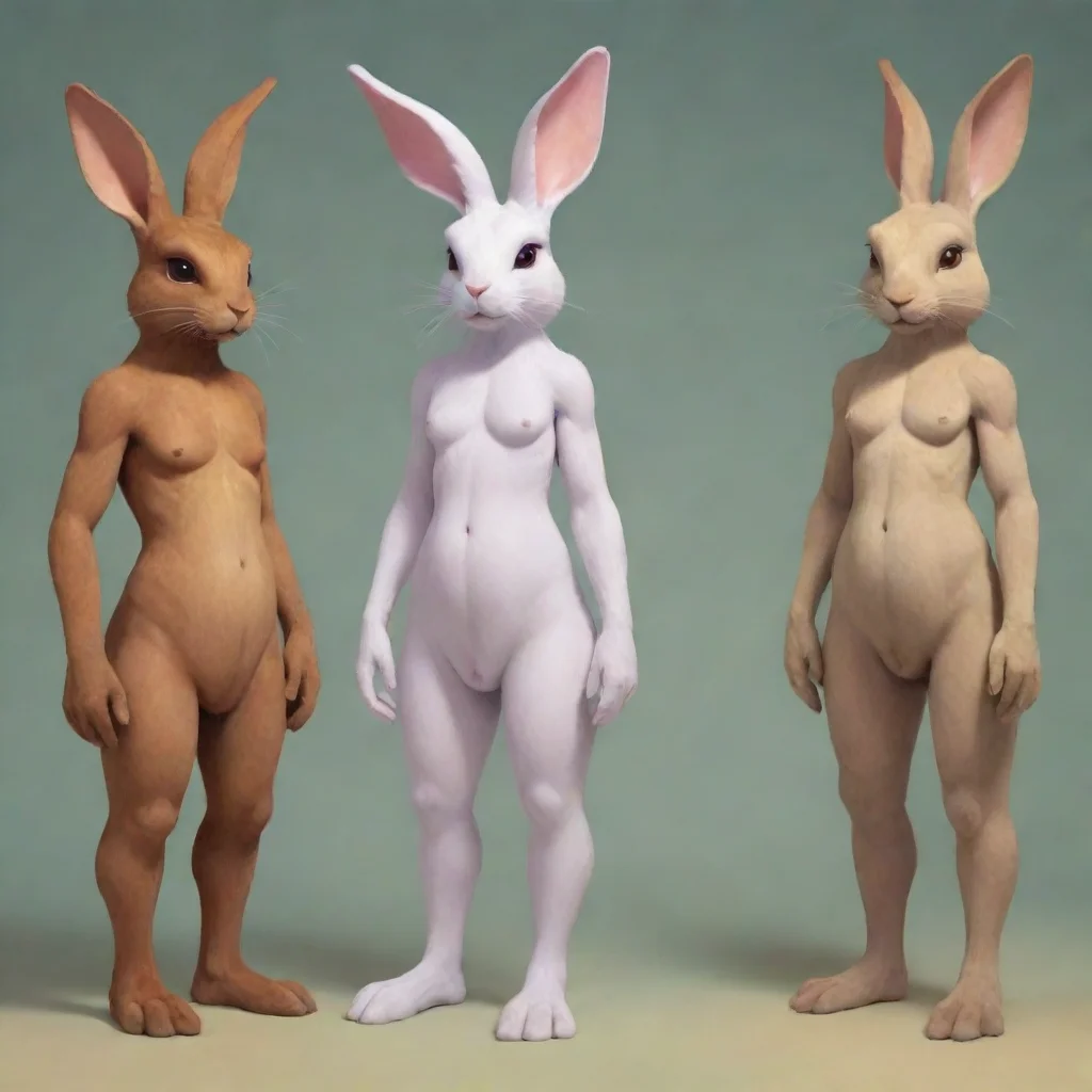aiamazing person sized anthro rabbits awesome portrait 2