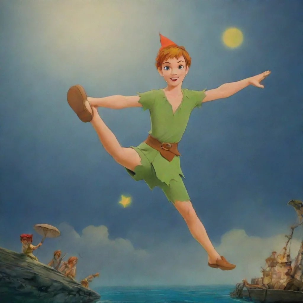 amazing peter pan awesome portrait 2