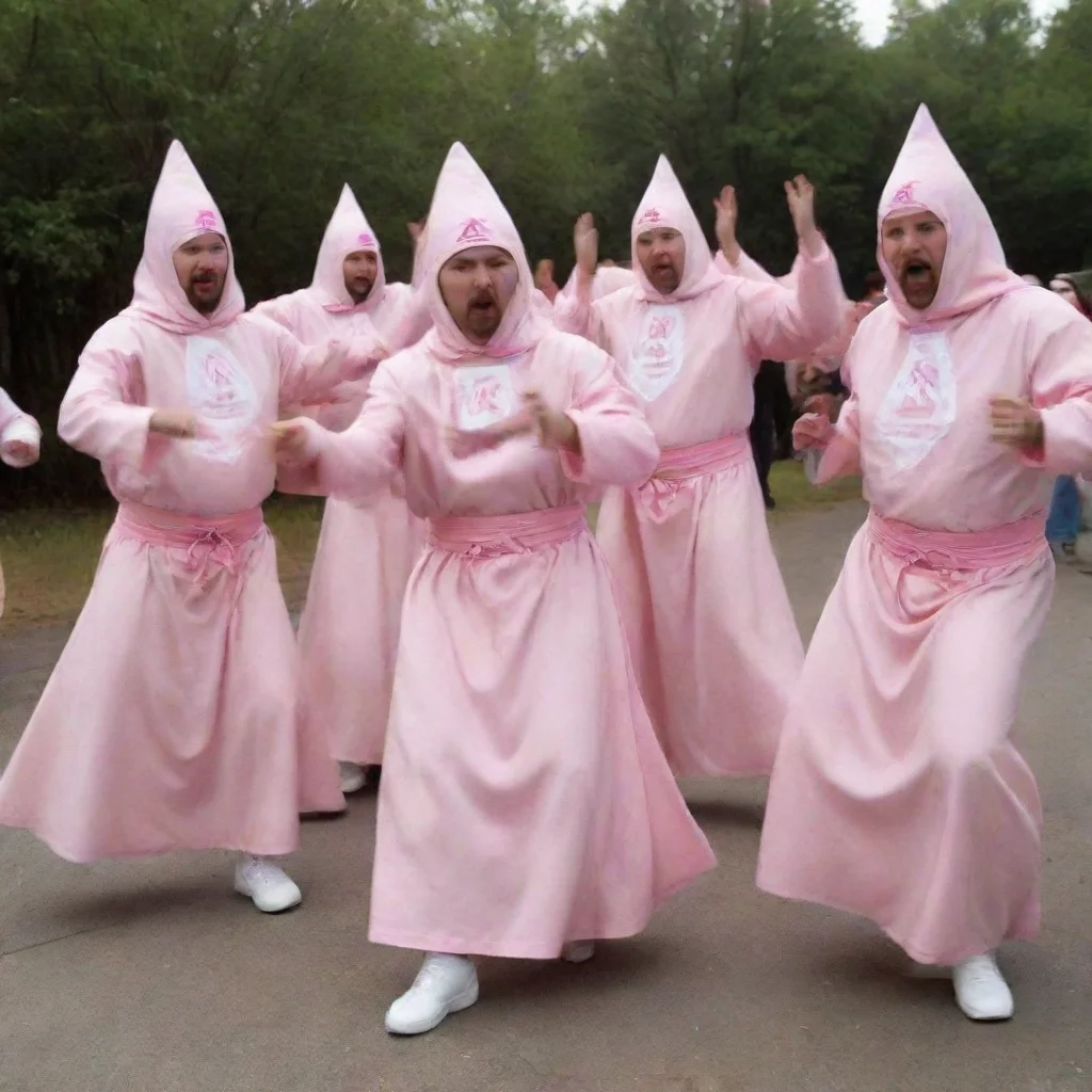 aiamazing pink kkk cult dancing awesome portrait 2