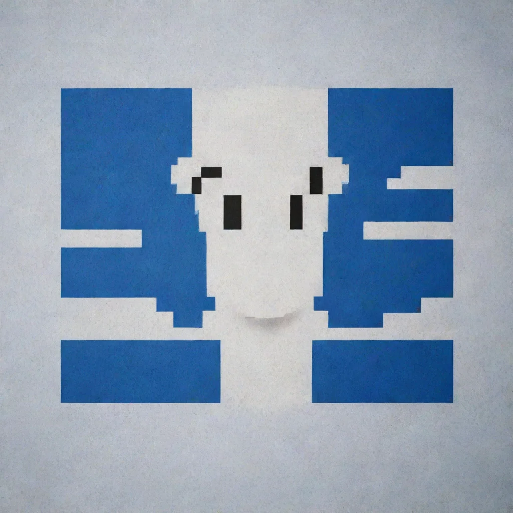 aiamazing pixelated kamek whit finland flag as a background awesome portrait 2