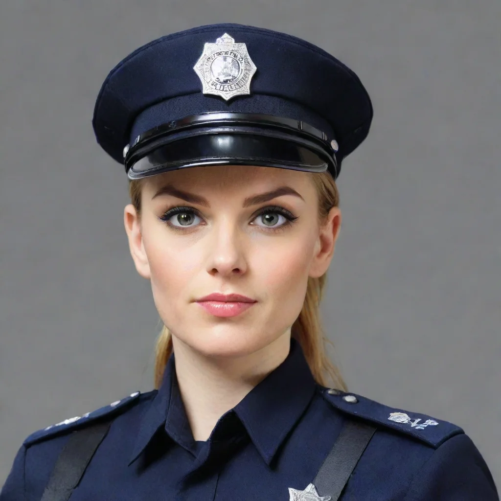 aiamazing policewoman awesome portrait 2