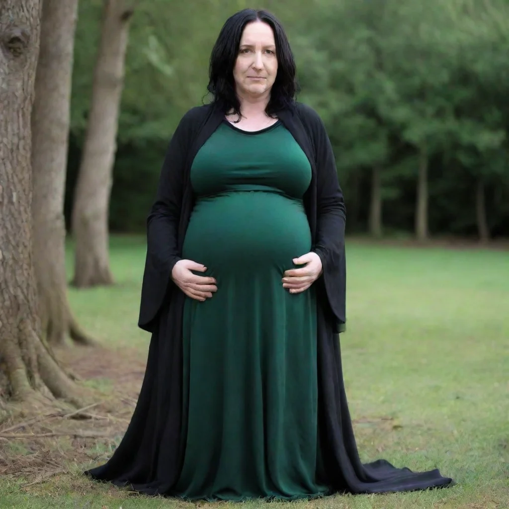 amazing pregnant snape from harry potter skibidi awesome portrait 2