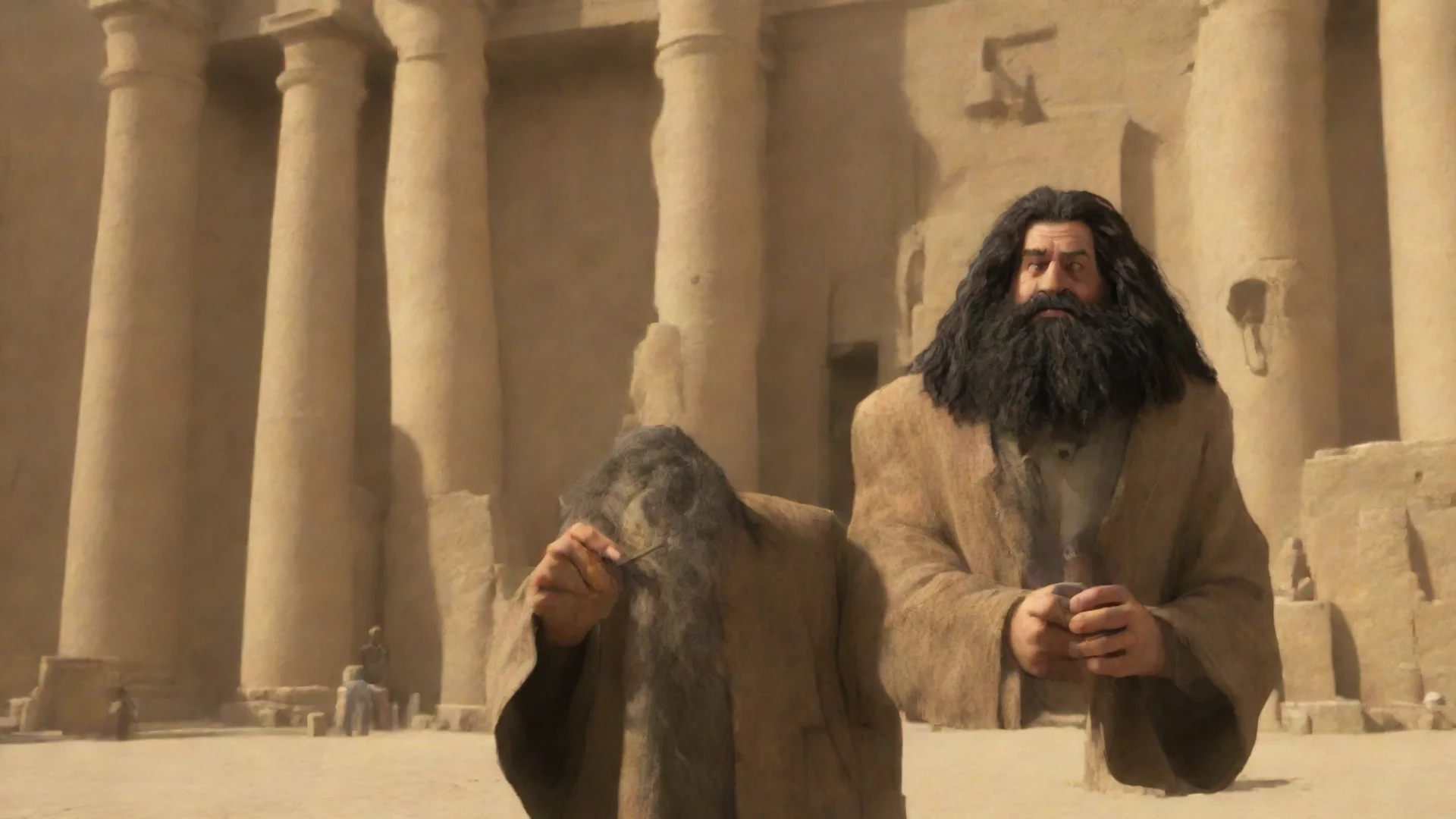 aiamazing ps1 hagrid in egypt awesome portrait 2 wide