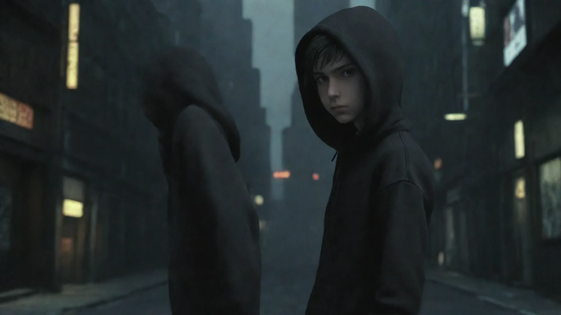 aiamazing ps2%2C 1boy%2C black hoodie%2C closed face%2C dark city%2C black jeans awesome portrait 2 wide