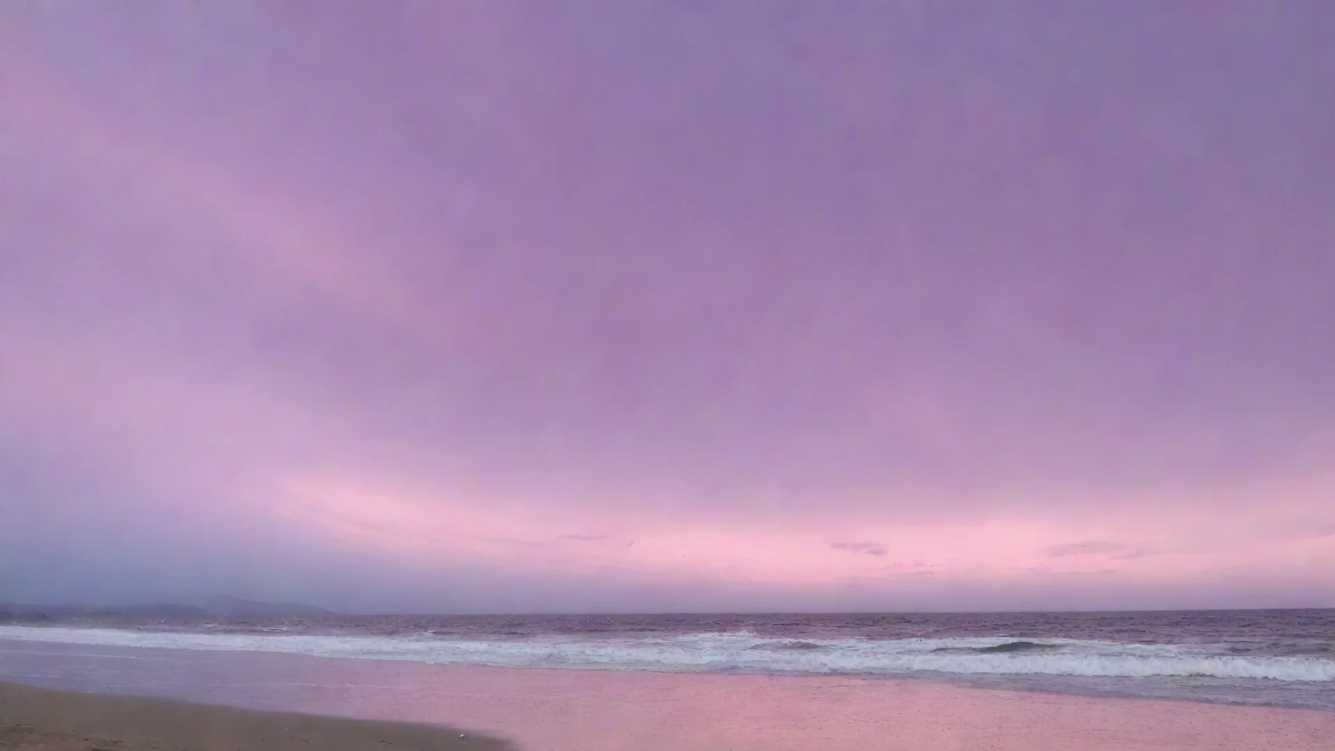 aiamazing purple pink sky at a beach awesome portrait 2 wide