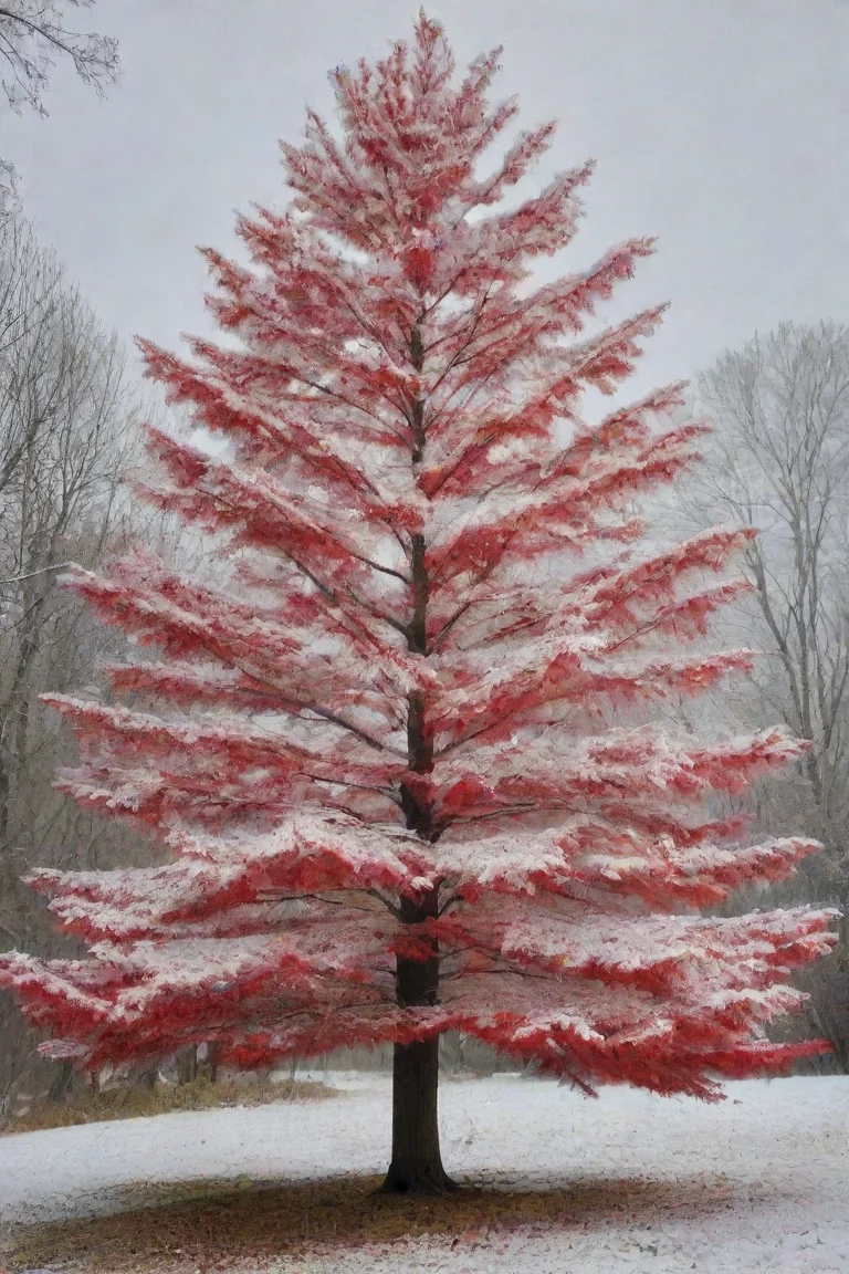 aiamazing red and white tree awesome portrait 2 portrait