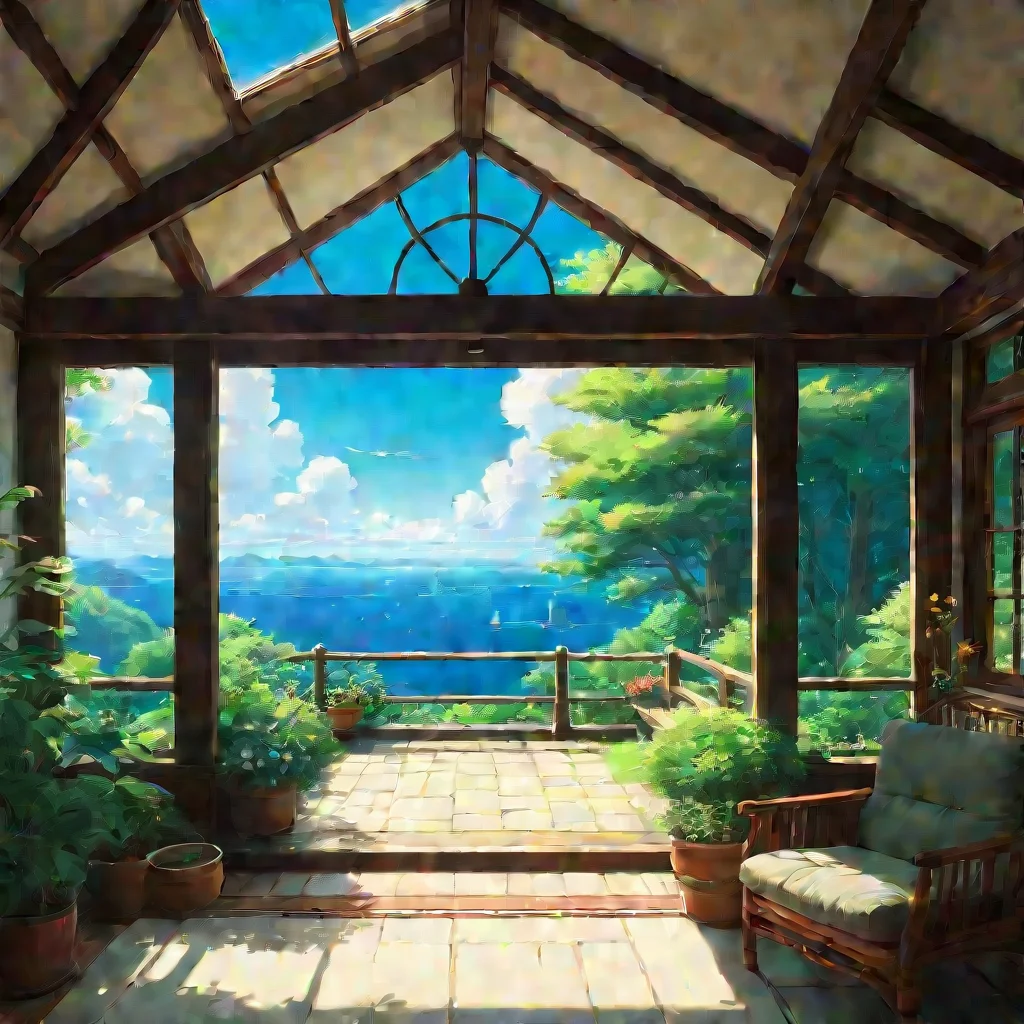 amazing relaxing environment studio ghibli calming lowfi calm bright clear crisp sun sky epic nice lovely awesome portrait 2