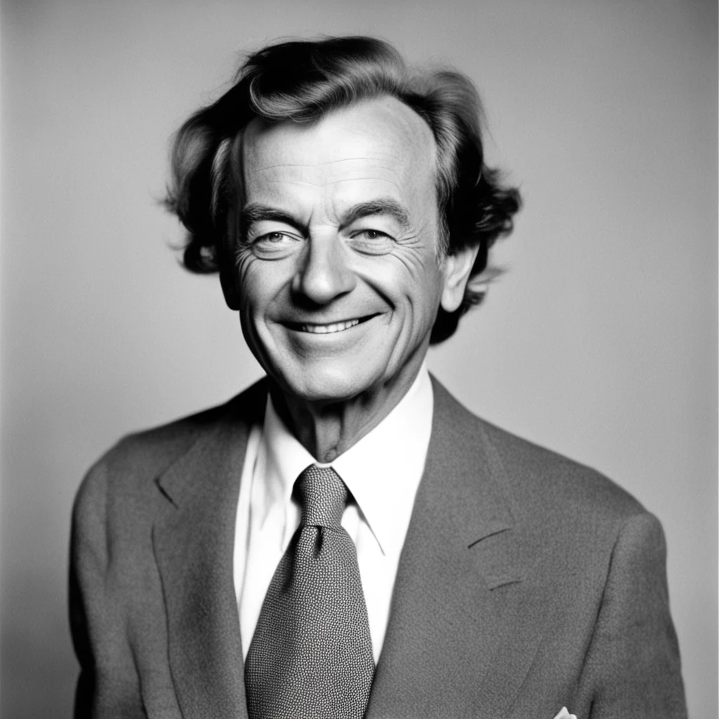 amazing richard feynman  awesome portrait 2