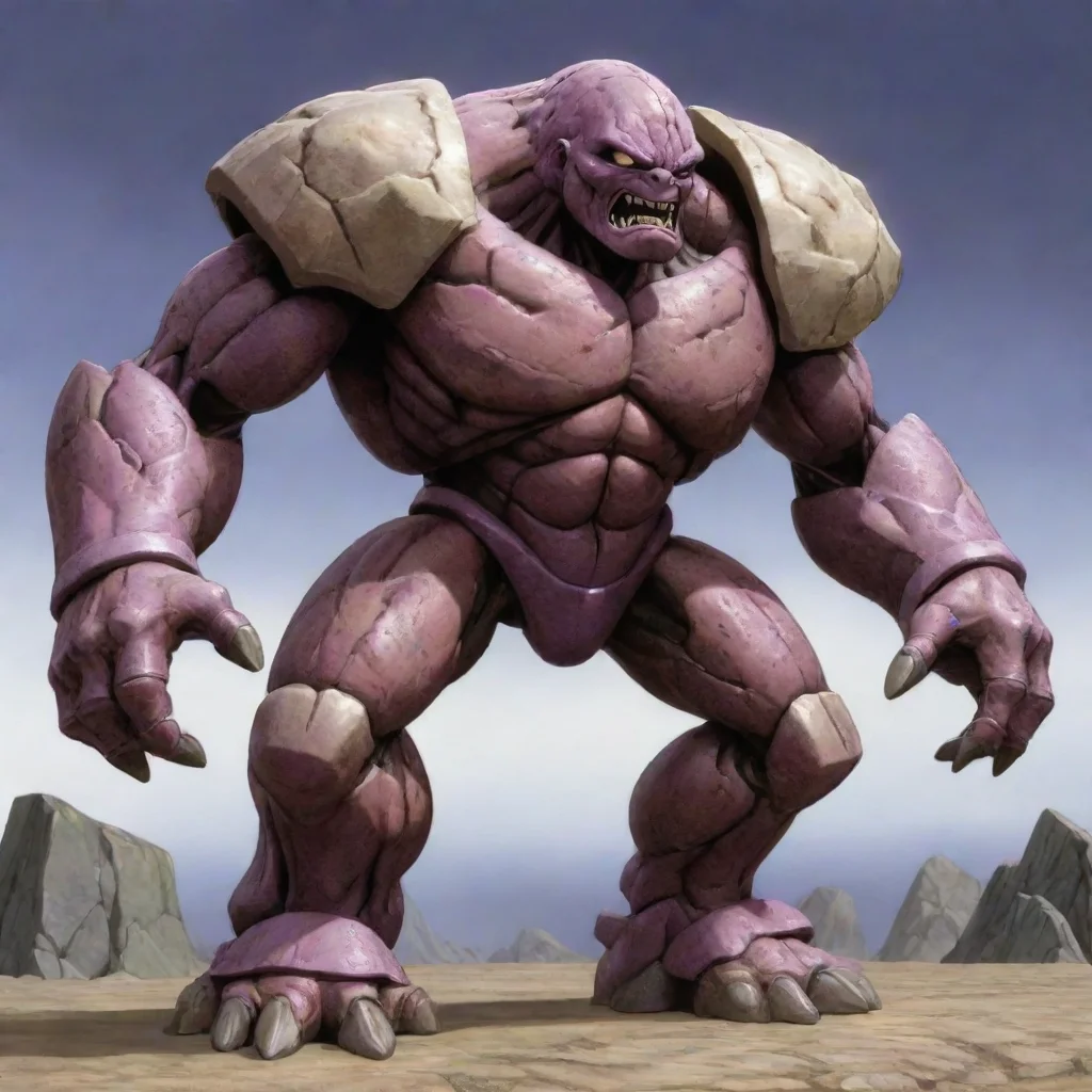 aiamazing rock type yugioh normal monster which is a golem made of scraps hunkered down shielding itself awesome portrait 2