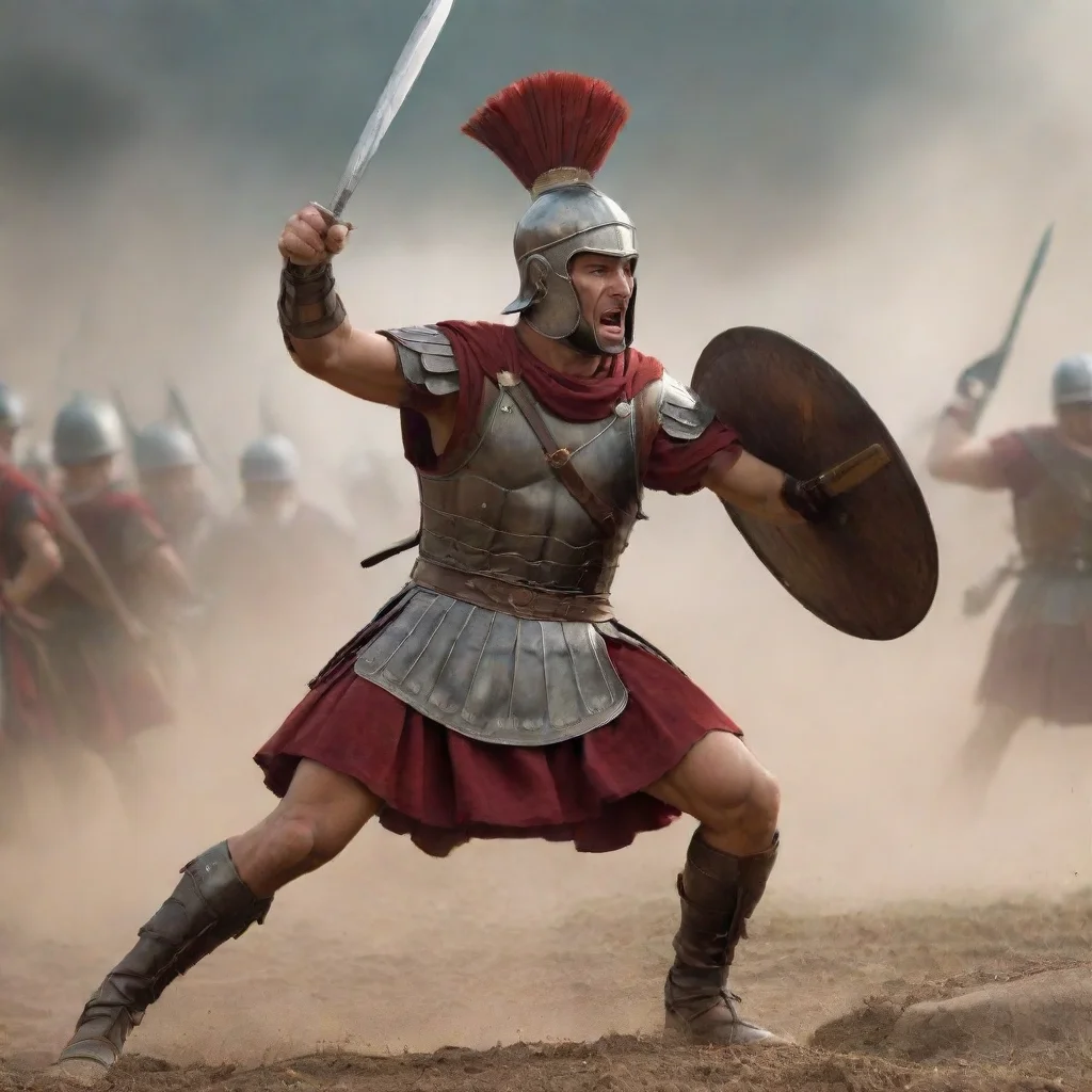 aiamazing roman soldier in battle  awesome portrait 2