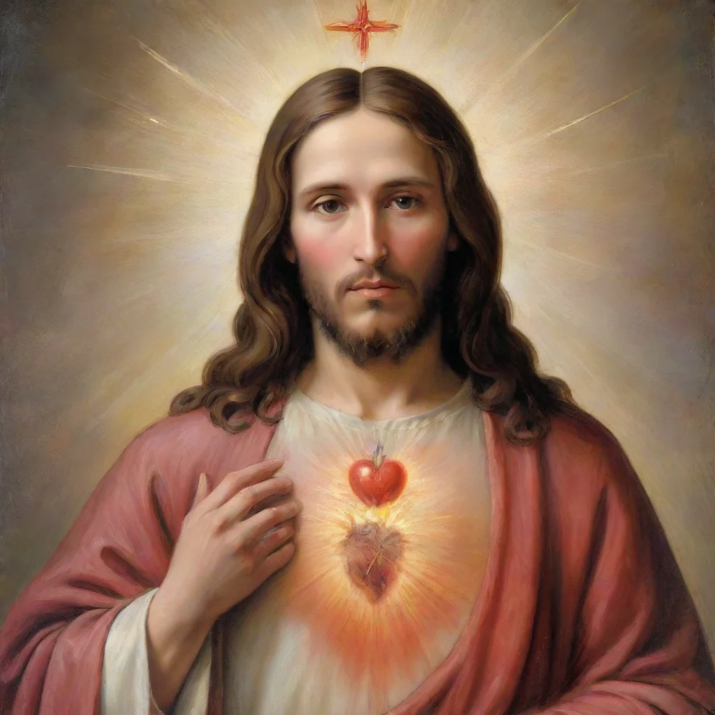 aiamazing sacred heart of jesus awesome portrait 2