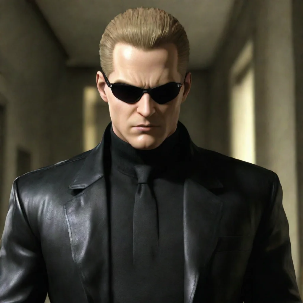 aiamazing scary it seems that you have found your way into my humble abode. i am albert wesker awesome portrait 2