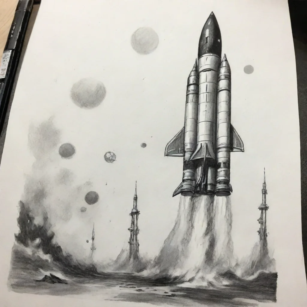 aiamazing science fiction rockets ink awesome portrait 2