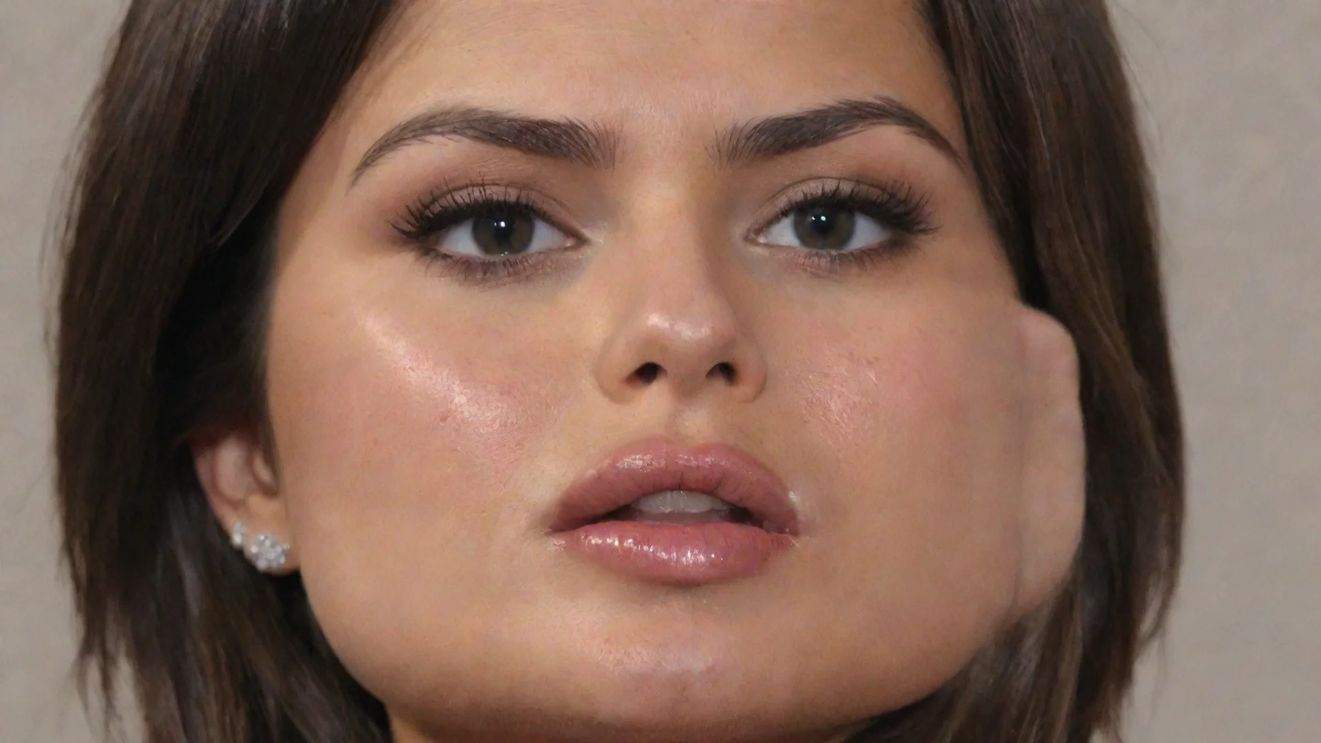 amazing selena gomez %252c sperm in her face  awesome portrait 2 wide
