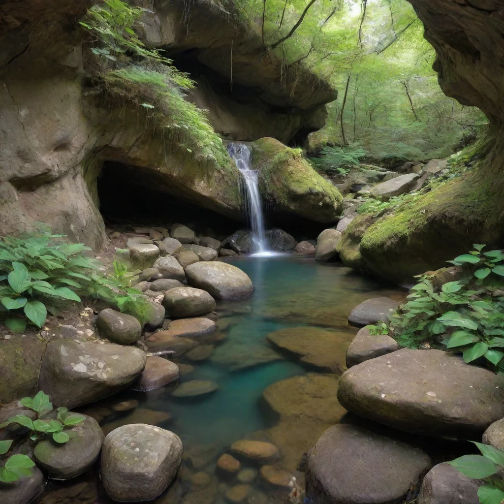 amazing serene grotto awesome portrait 2