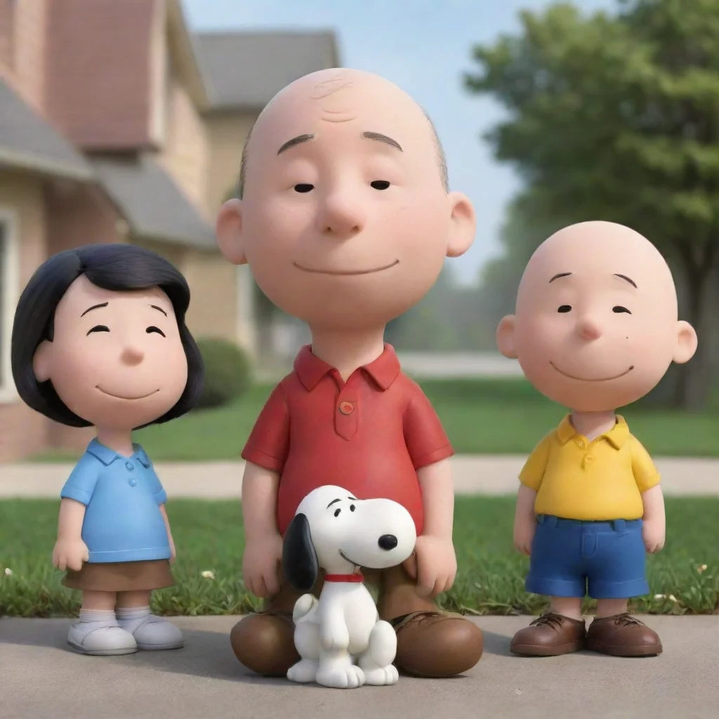 aiamazing show the cast of the peanuts cartoons as if they were real people awesome portrait 2