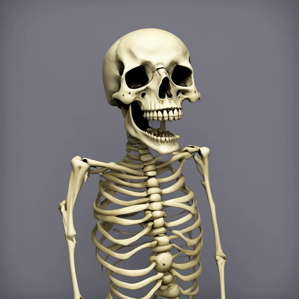 aiamazing skeleton laughing  awesome portrait 2