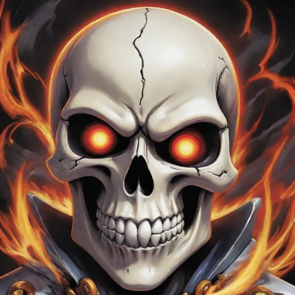 amazing skull duel masters awesome portrait 2