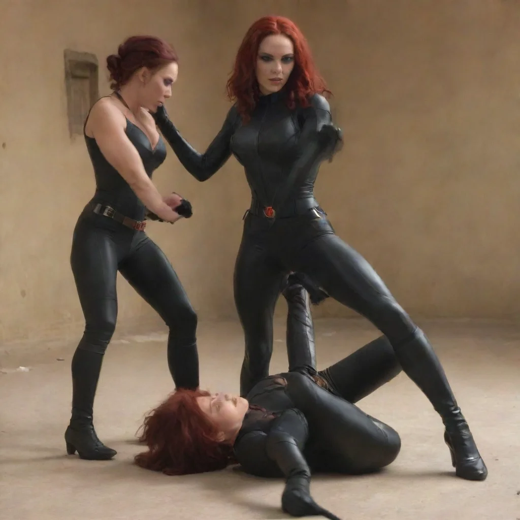 aiamazing slave black widow getting whipped by a man feminine awesome portrait 2