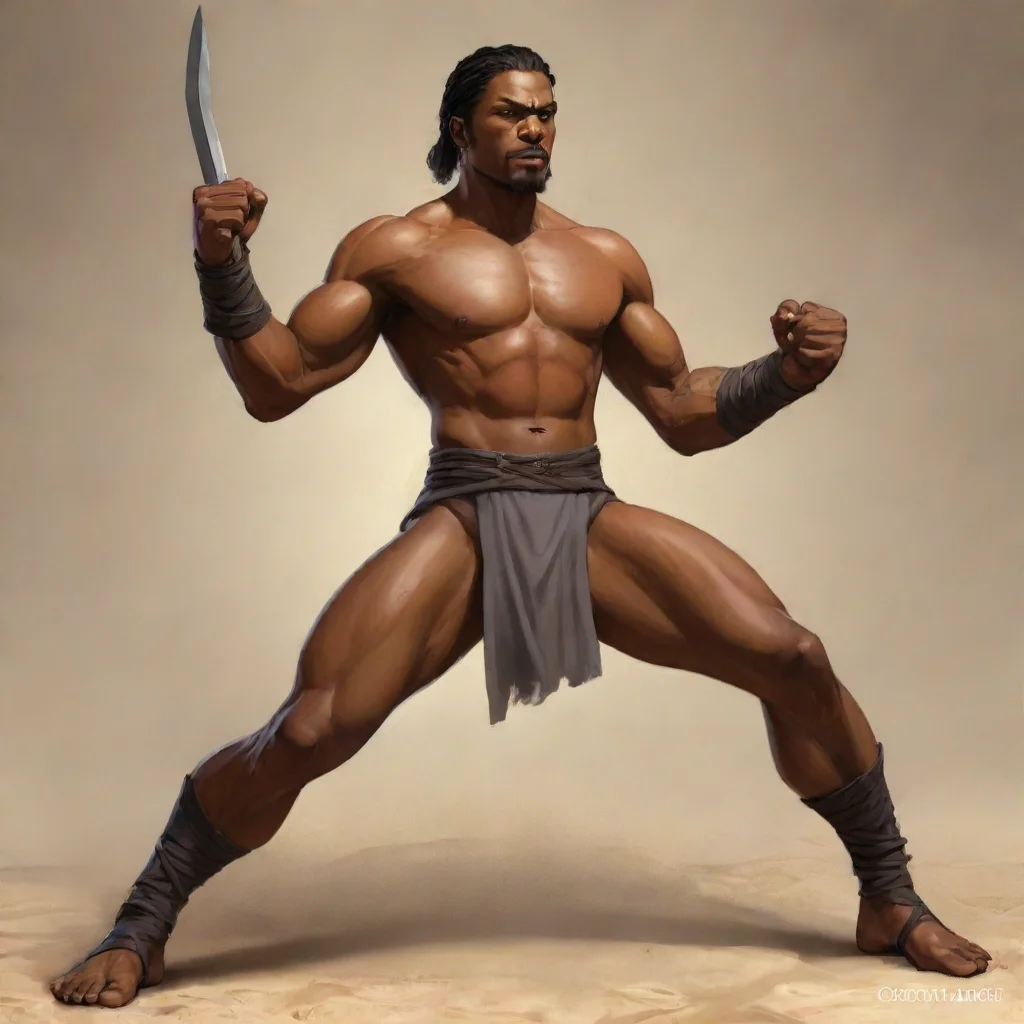 aiamazing slave fighter  awesome portrait 2