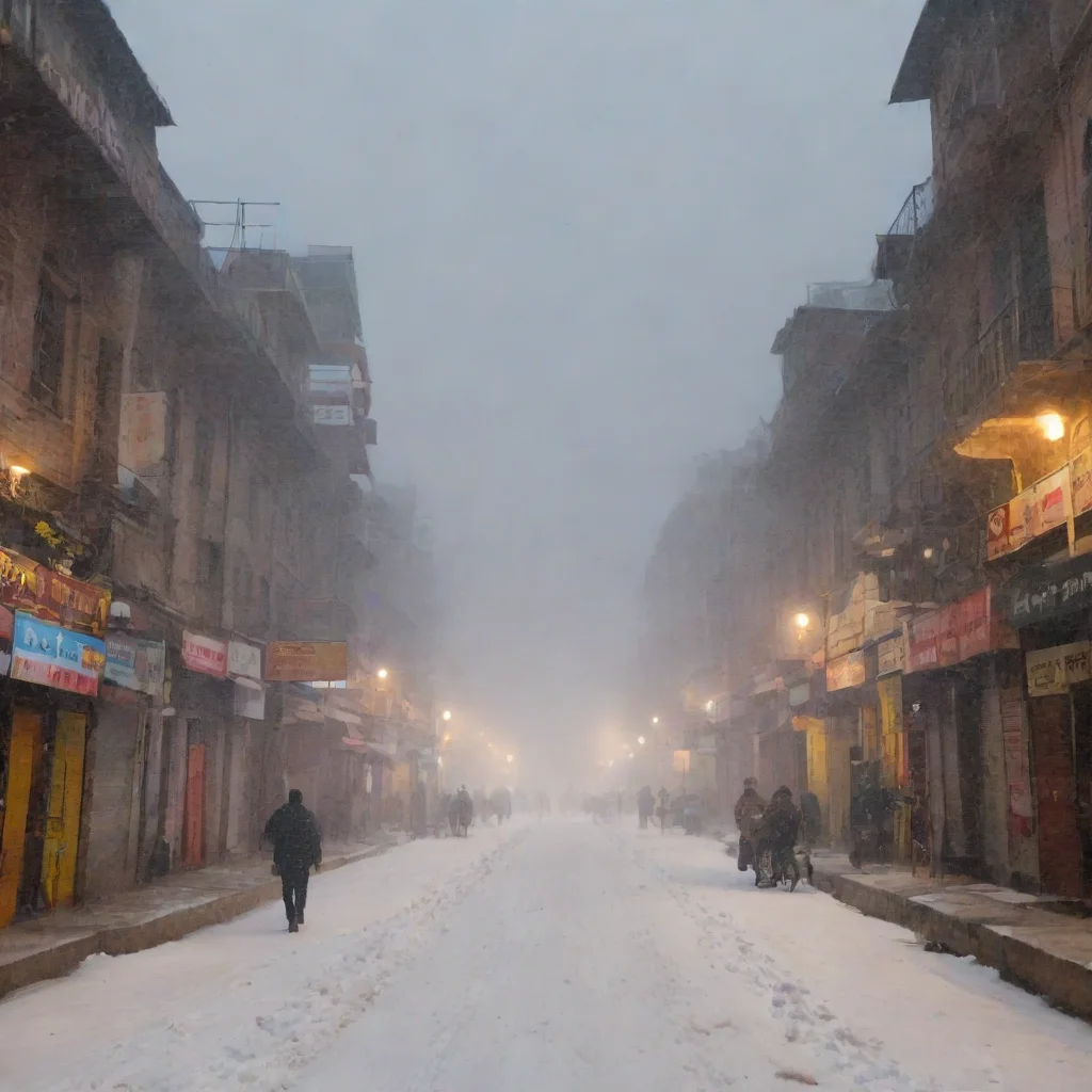 amazing snowfall in varanasi ar 169 awesome portrait 2