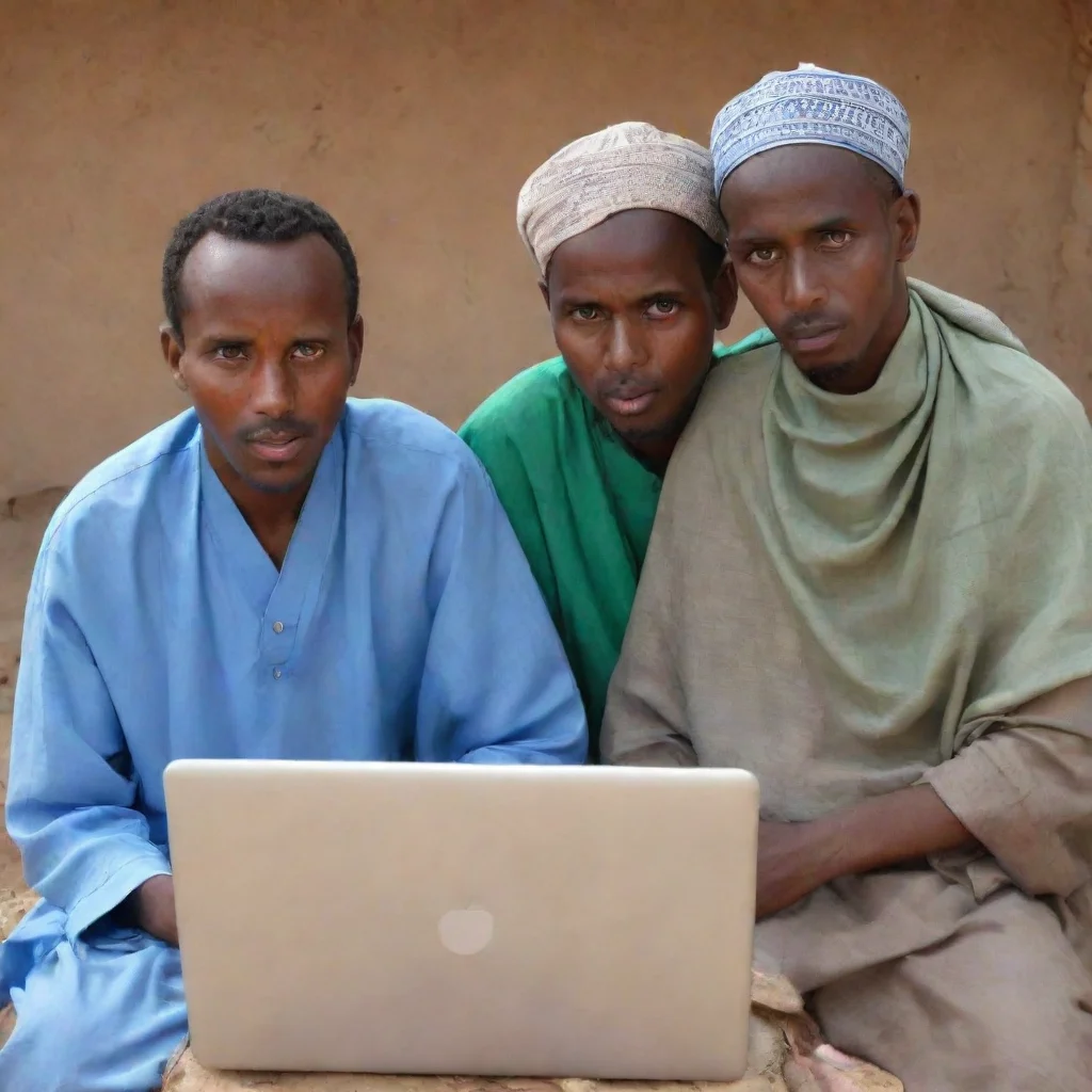 aiamazing somali men in laptop awesome portrait 2