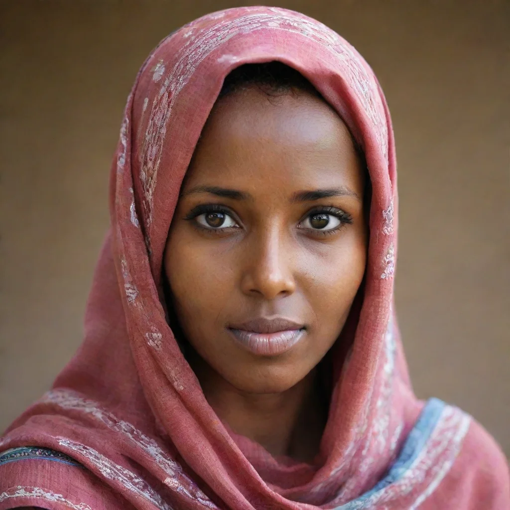 aiamazing somali woman awesome portrait 2