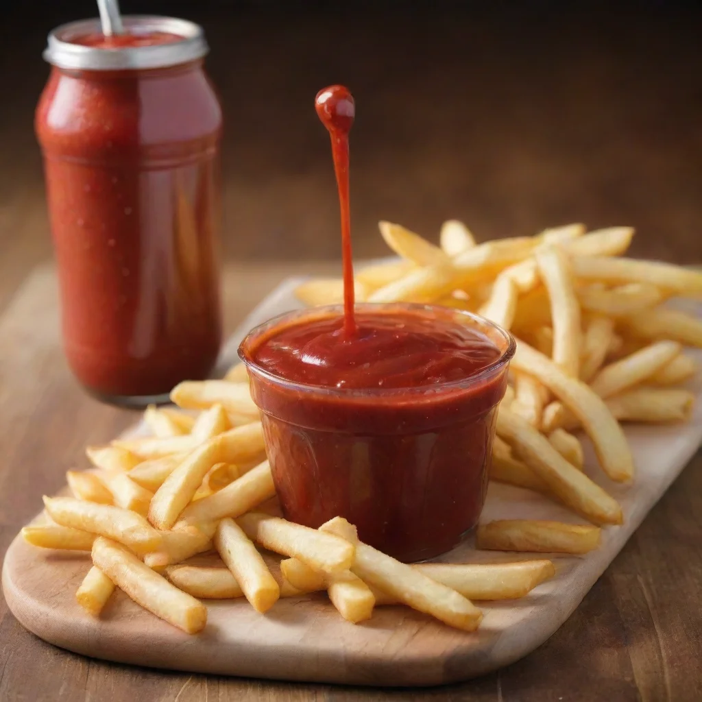 aiamazing sparking ketchup with fries  awesome portrait 2