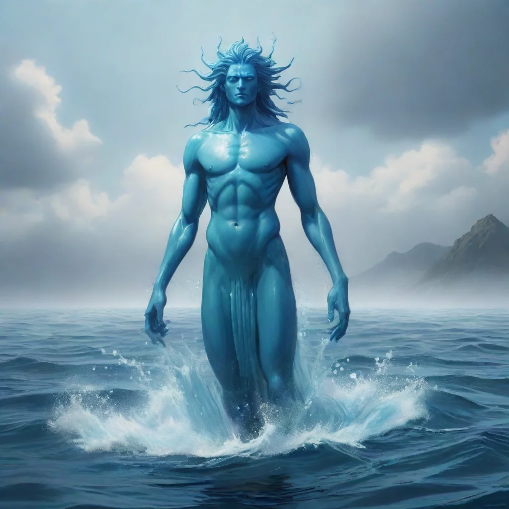 amazing speculative toony  water god sea awesome portrait 2