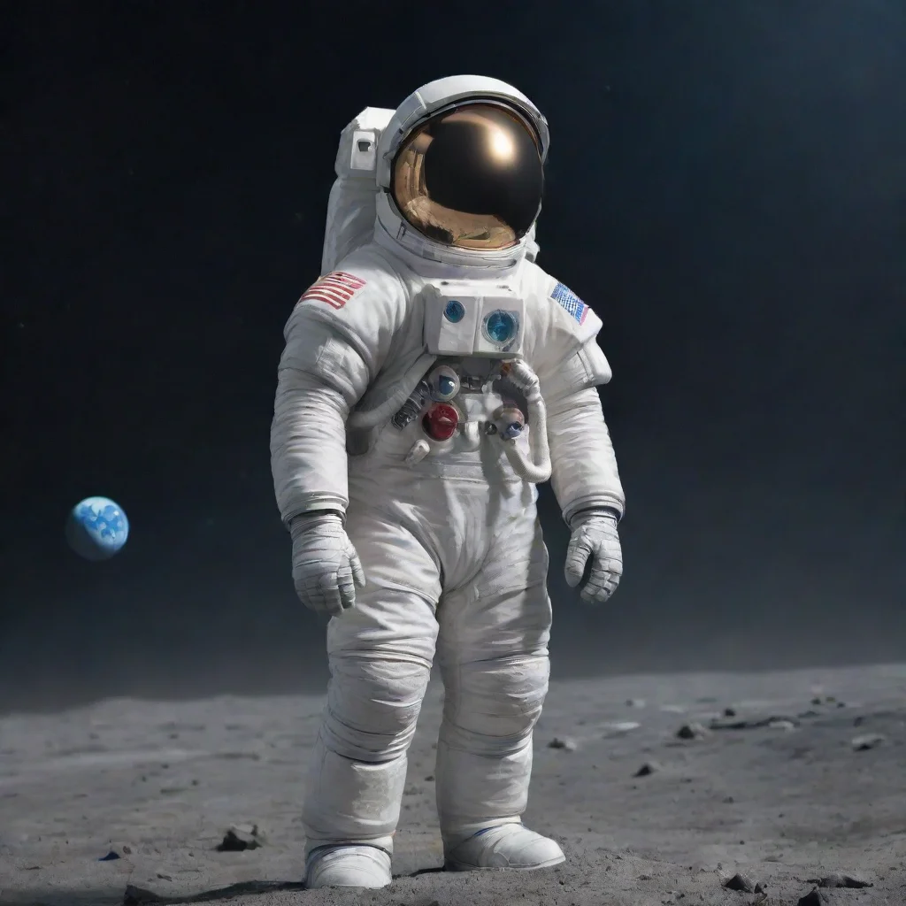 aiamazing standing tall astronaut  awesome portrait 2