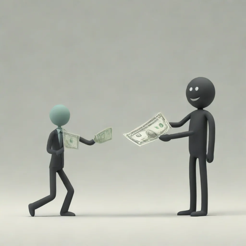aiamazing stickman buying with money awesome portrait 2