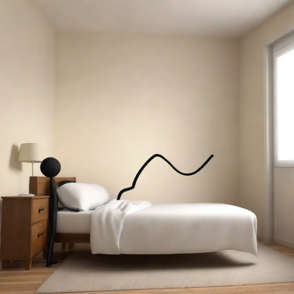 aiamazing stickman waking up from bed.. awesome portrait 2