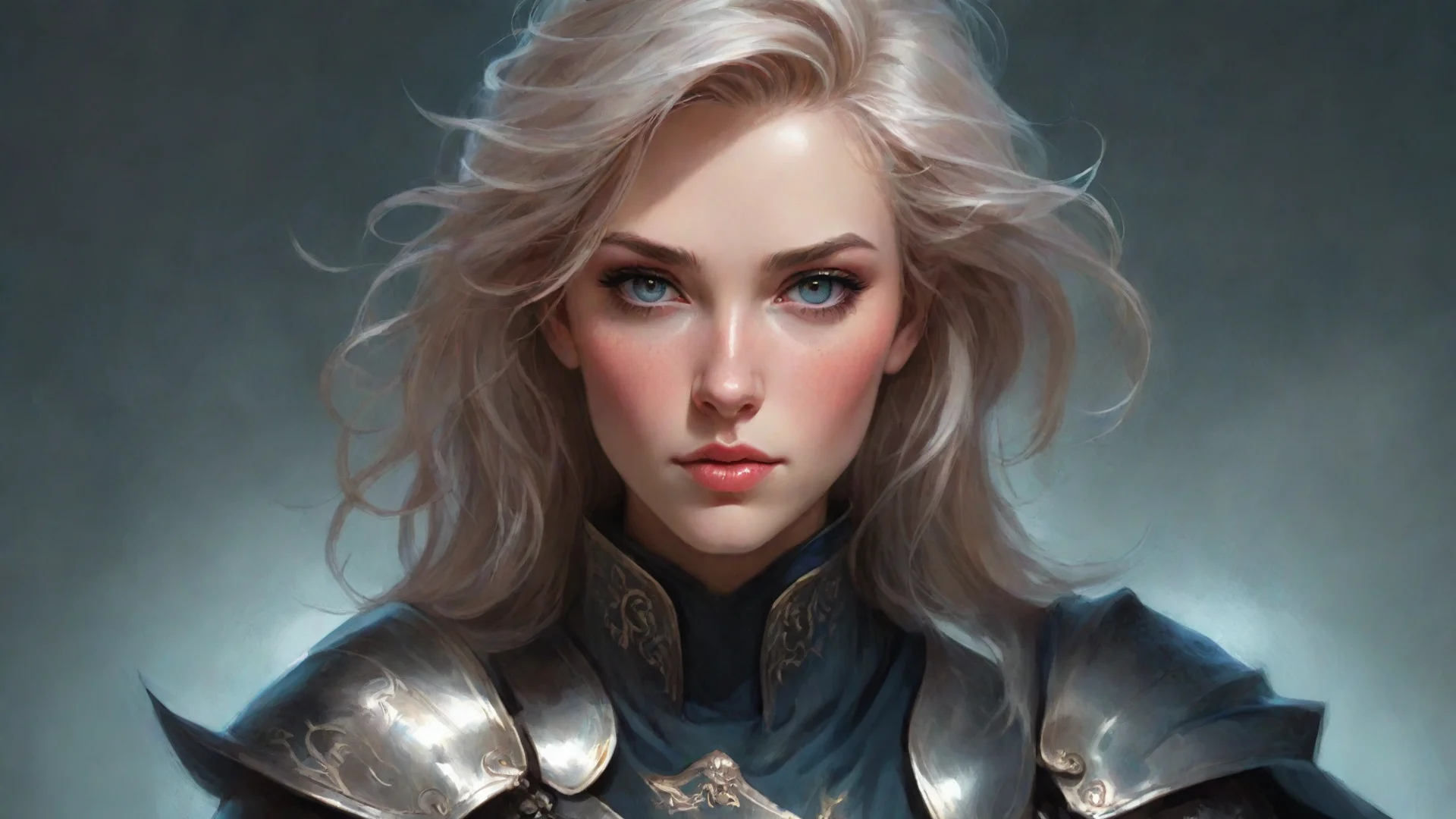 aiamazing stunning portrait illustration beautiful androgynous wizard knight by ross tran by charlie bowater illustration highly d awesome portrait 2 wide