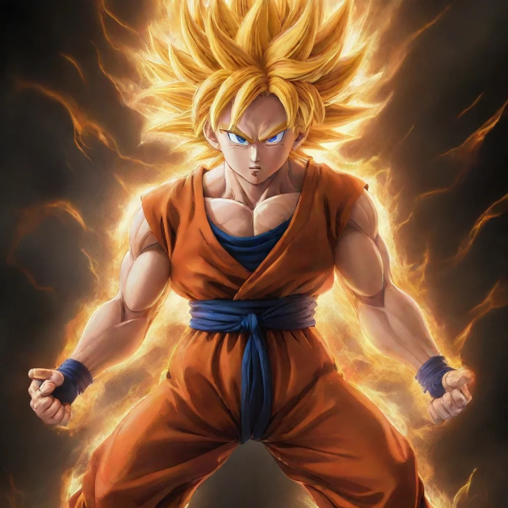 aiamazing super sayian goku%2C high quality awesome portrait 2