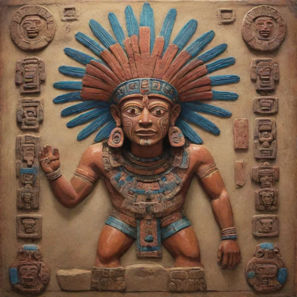amazing taloc aztec god awesome portrait 2