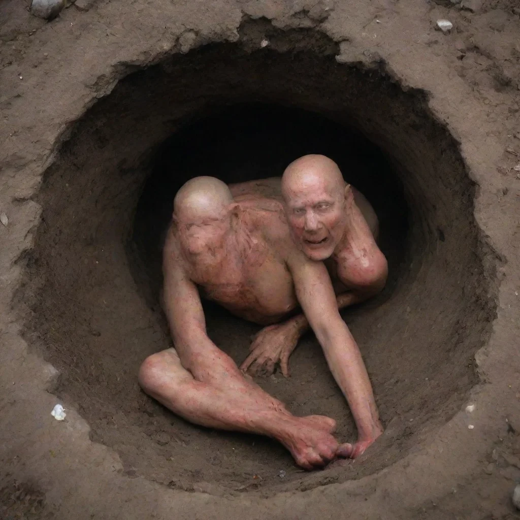 amazing the bodies in the hole awesome portrait 2