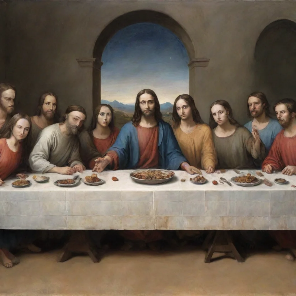 amazing the picture of the last supper change jedus for sasha grey awesome portrait 2