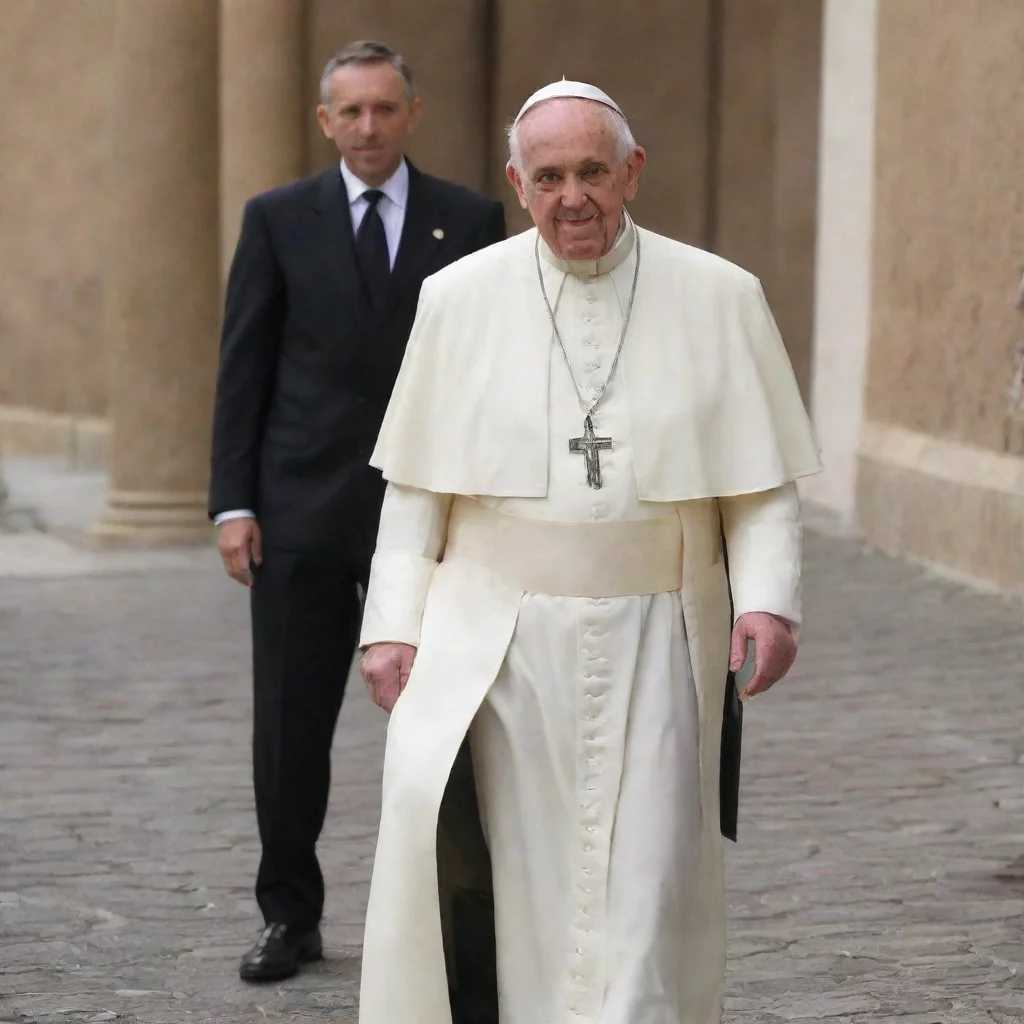 aiamazing the pope dressed in a tuxedo wir awesome portrait 2