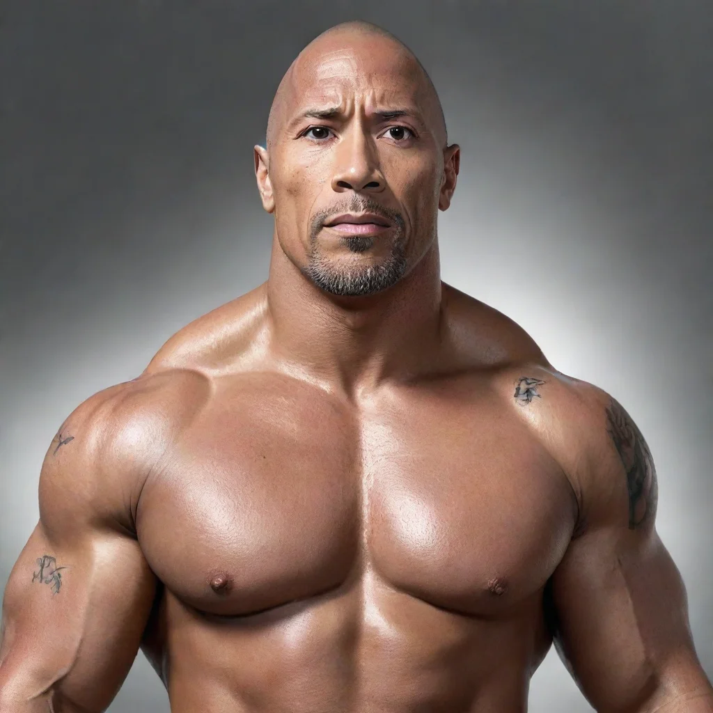 aiamazing the rock wwe awesome portrait 2