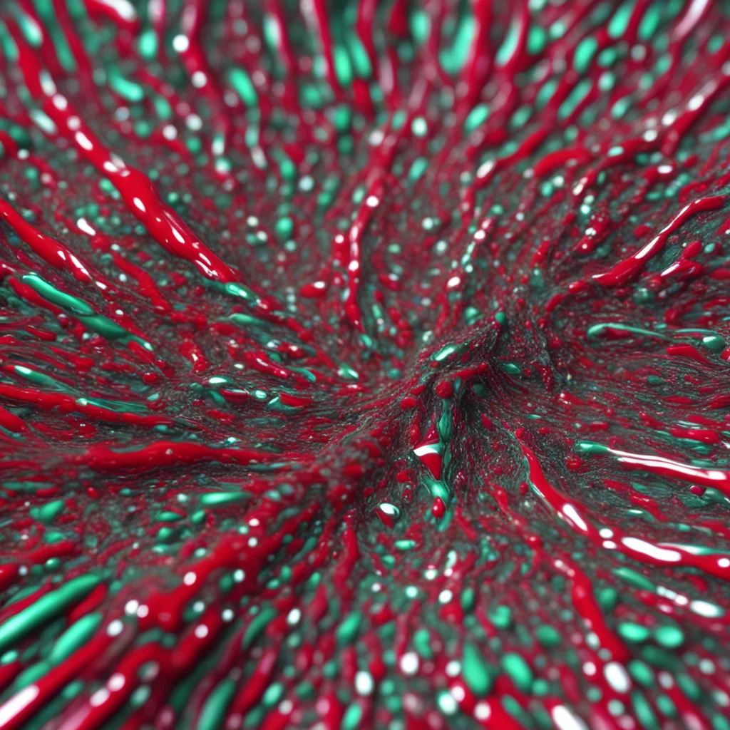 aiamazing thick glossy heavy viscoisity layered jackson pollock 8k cinematic high resolution unreal octane houdini redshift cycles awesome portrait 2