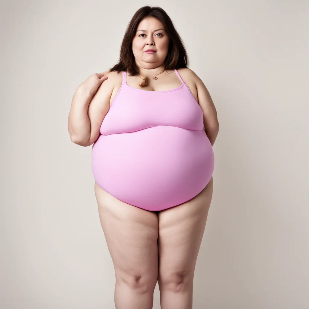 amazing thin woman eats and becomes obese awesome portrait 2