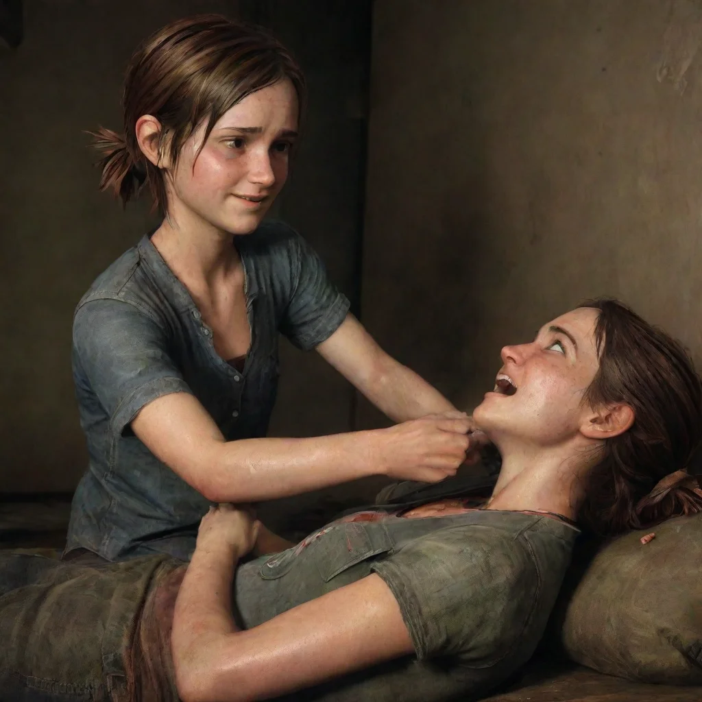amazing tickling ellie last of us awesome portrait 2