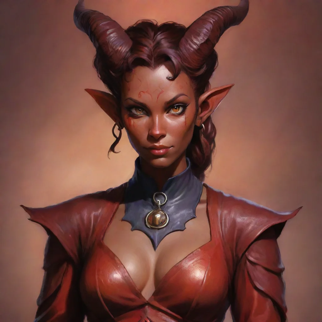 amazing tiefling awesome portrait 2
